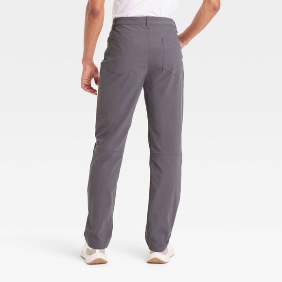 All In Motion - Men's 5-Pocket Golf Pants - All In Motion Dark Gra Dark Gray - Picture 2 of 4